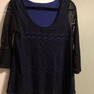 3/4 length lace shirt